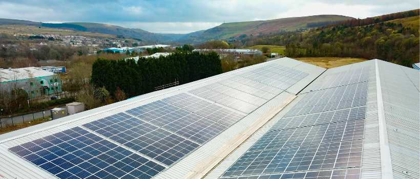 Rhymney solar panels