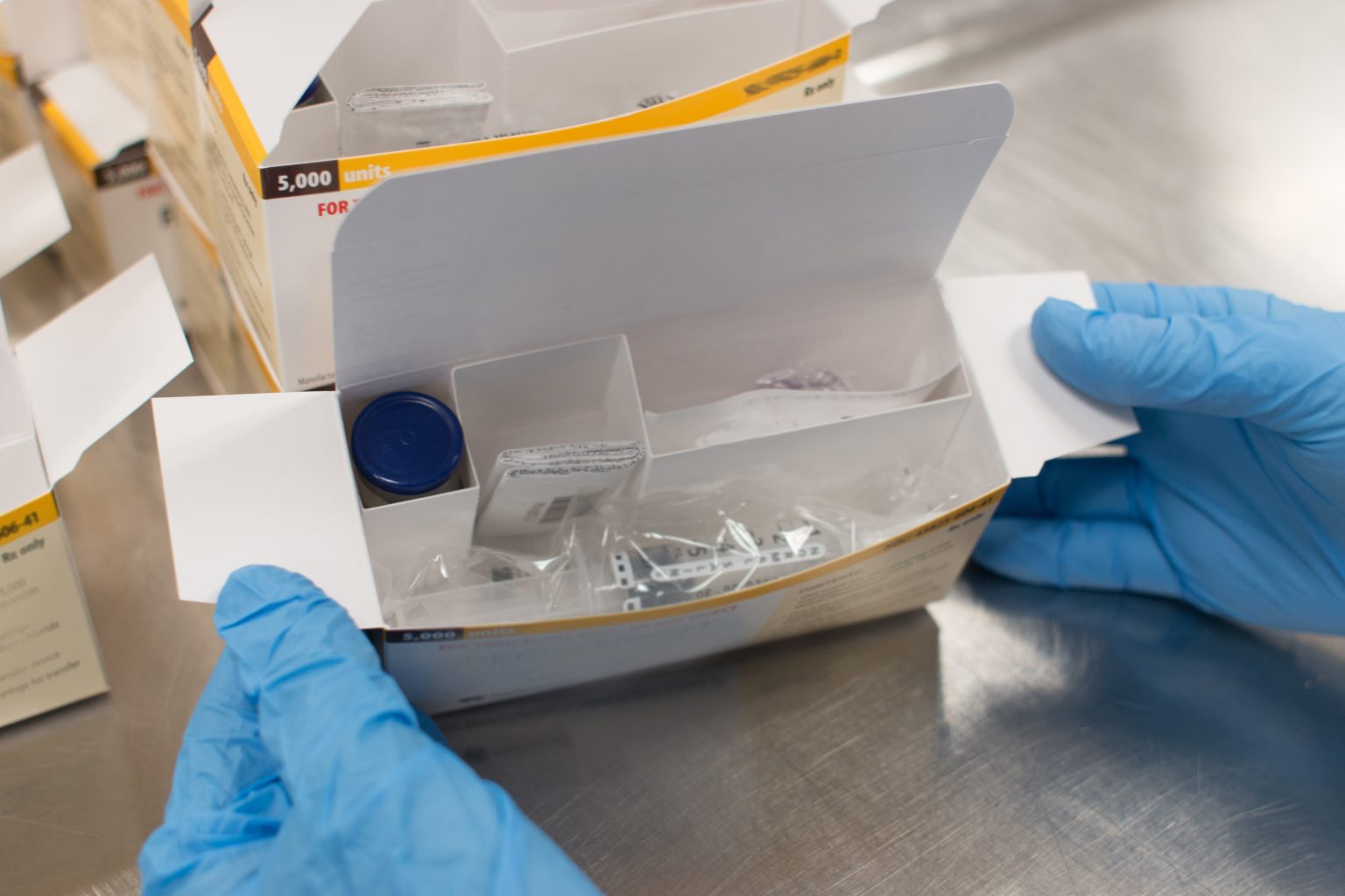 Kitting and Secondary Packaging Medical Device Kitting Sharp